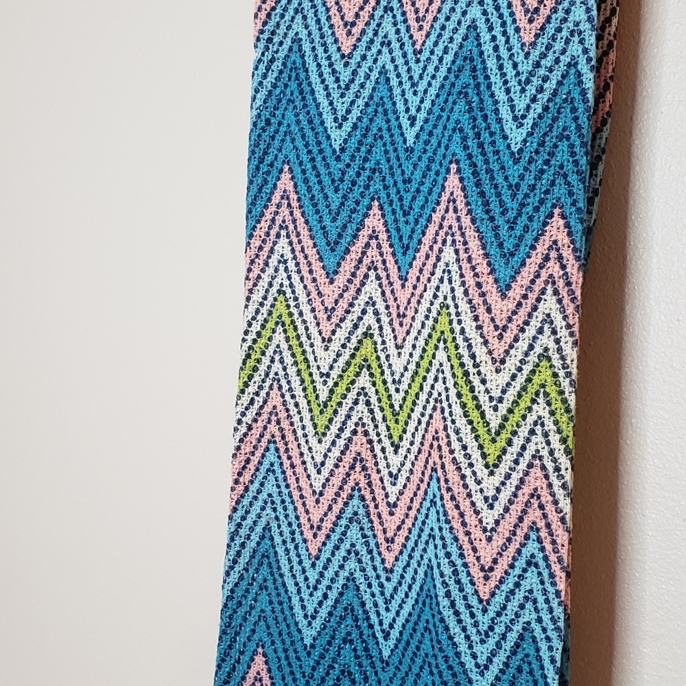 Infinity Scarf Multicolor Chevron Pattern - image 7